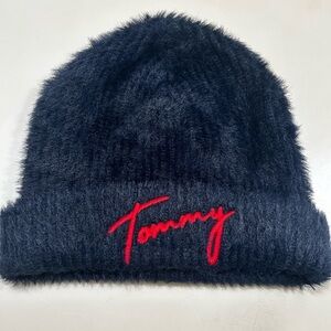 Women’s Fuzzy Navy Blue Beanie